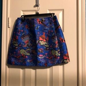 asos jacquard mini skirt